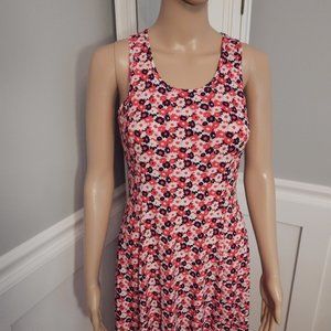 Michael Kors Long Red Floral Tank Dress XS & S NWT